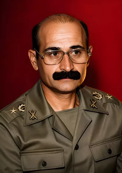 عکس شهید ولی الله فلاحی فرمانده ارتش و نقش او در دفاع
