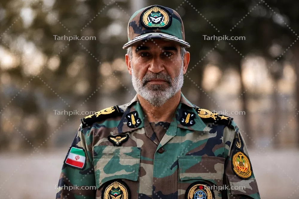 عکس علی جهانشاهی فرمانده نیروی زمینی ارتش