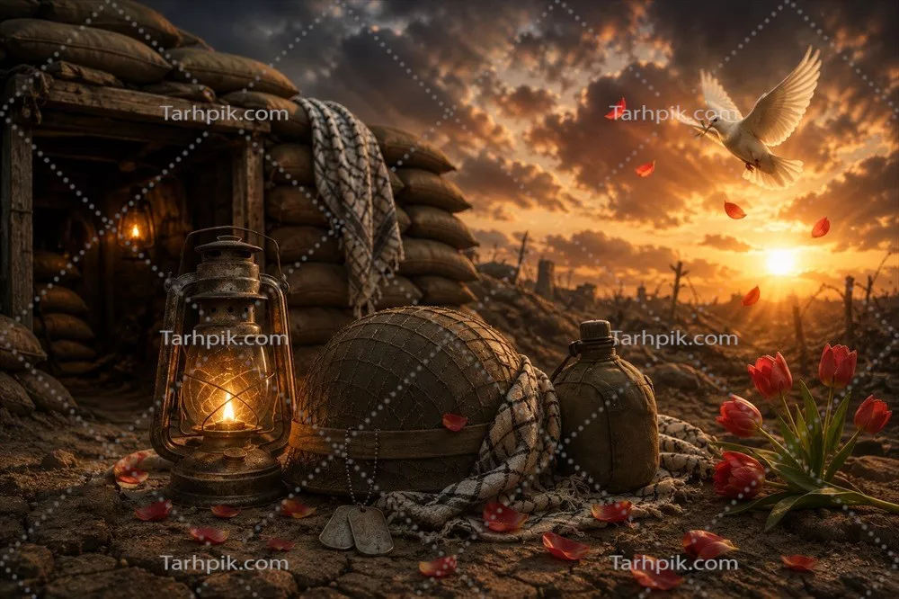 عکس پوستر با کیفیت دفاع مقدس و تصاویر تاریخی