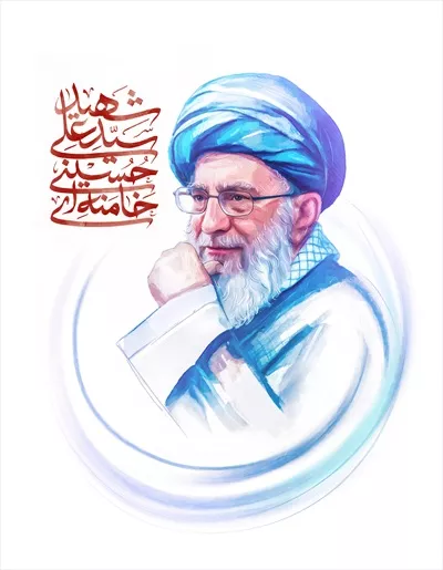 عکس پوستر سید الشهداء انقلاب - سید علی خامنهای
