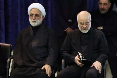 عکس محمد باقر قالیباف و محسنی اژه ای در سیاست ایران