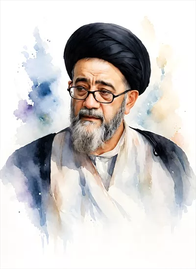 عکس سید محمد علی ال هاشم امام جمعه شهید تبریز