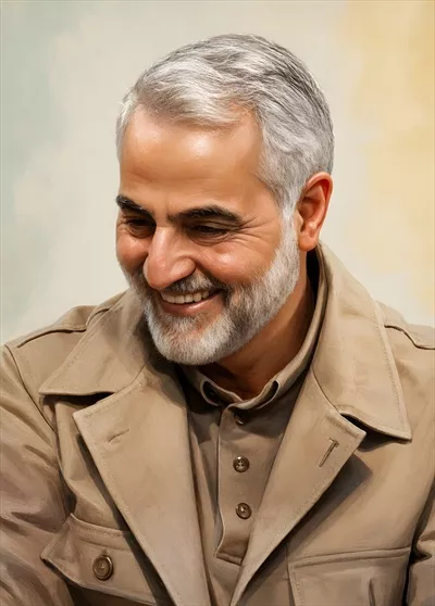 عکس پوستر شهید سلیمانی: تجلیل از سرباز بزرگ اسلام و ایران