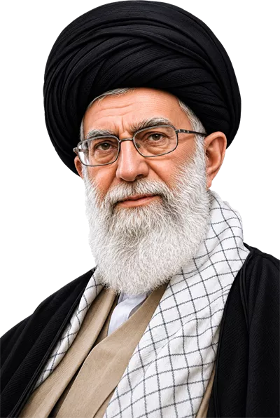 عکس امام خامنهای با پسزمینه شفاف و بدون حاشیه