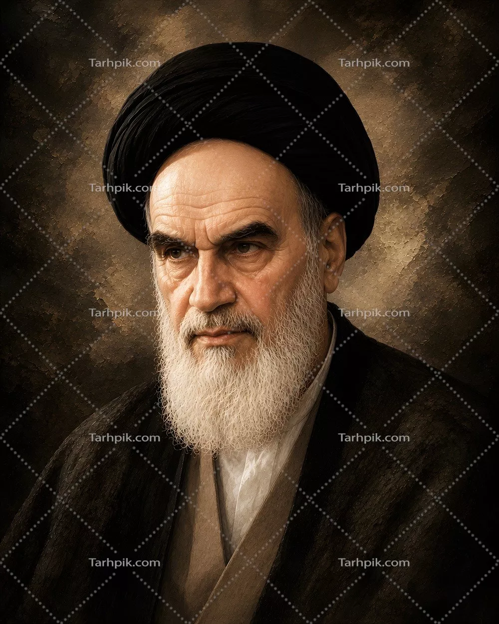 عکس پوستر امام خمینی کبیر، نمادی از انقلاب اسلامی و معمار بزرگ آن