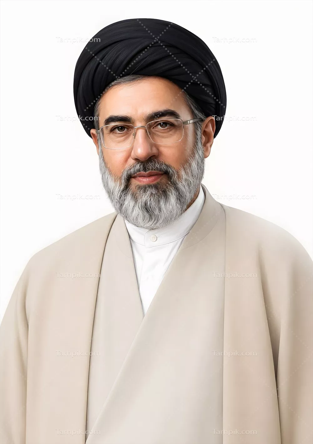 عکس ساده آیتالله سید مجتبی خامنهای رهبر ایران