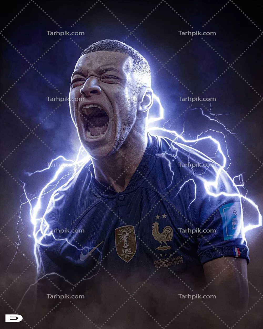 عکس والپیپرهای شگفت‌انگیز امباپه با کیفیت بالا و طراحی جذاب