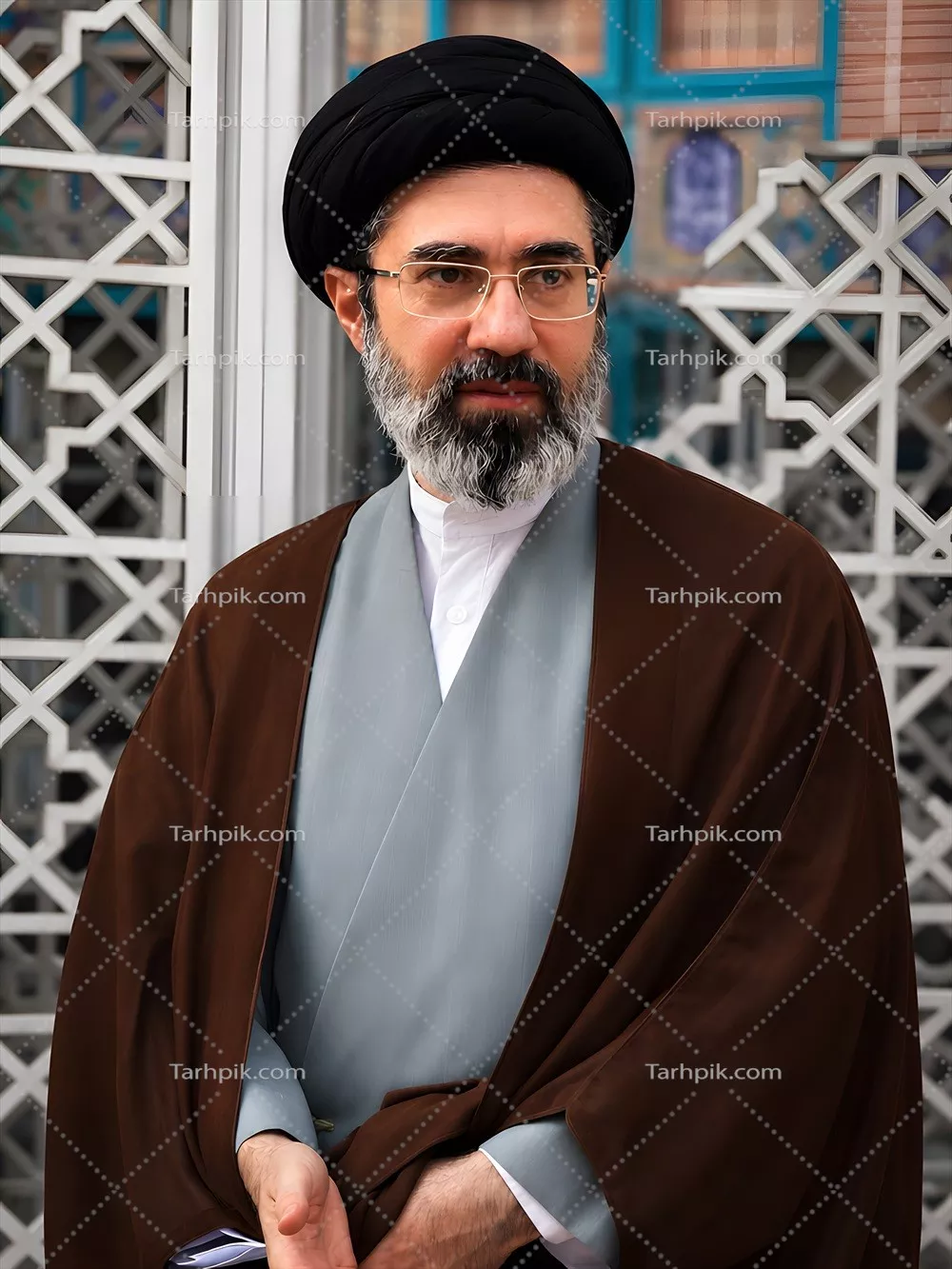 عکس آیت‌الله سید مجتبی خامنه‌ای: رهبری با کیفیت بالا در عرصه‌های دینی و سیاسی