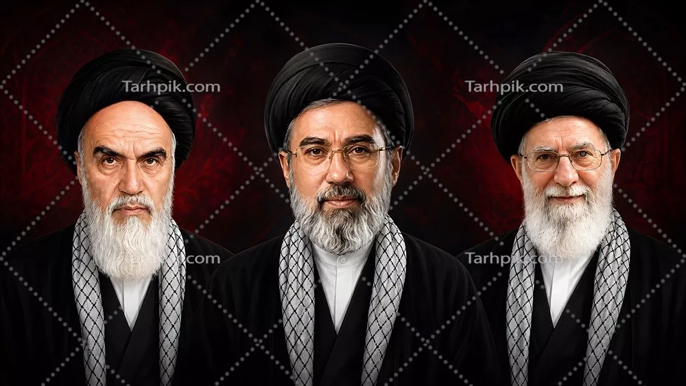 عکس رهبری ایران و نمادهای مذهبی در ایام محرم: تحلیل و بررسی