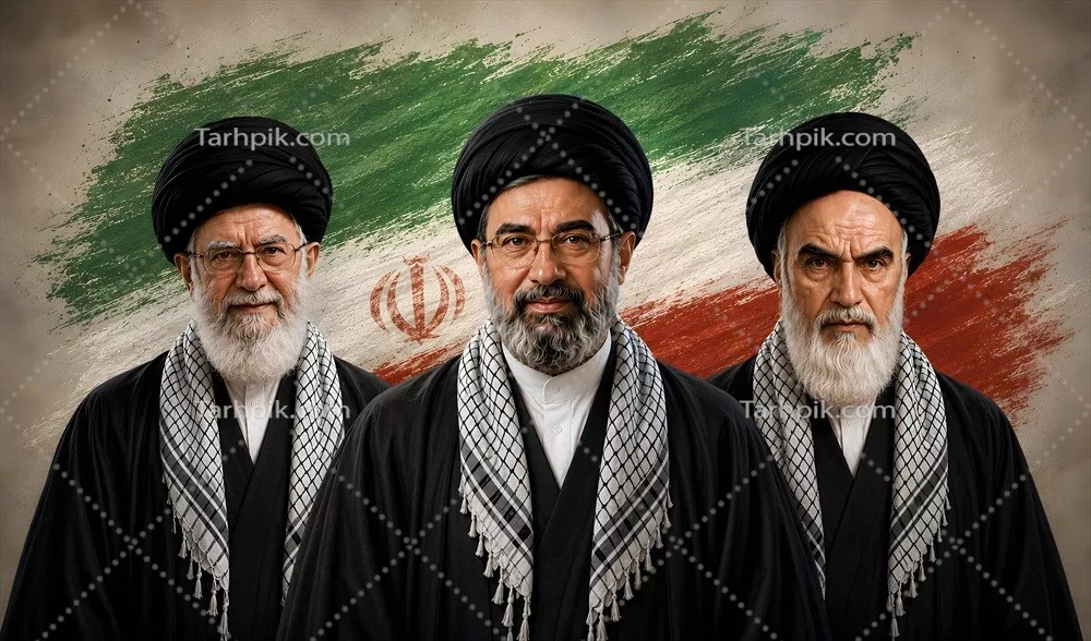 عکس رهبران ایرانی با پرچم ایران: نمایه‌ای از تاریخ و سیاست کشور