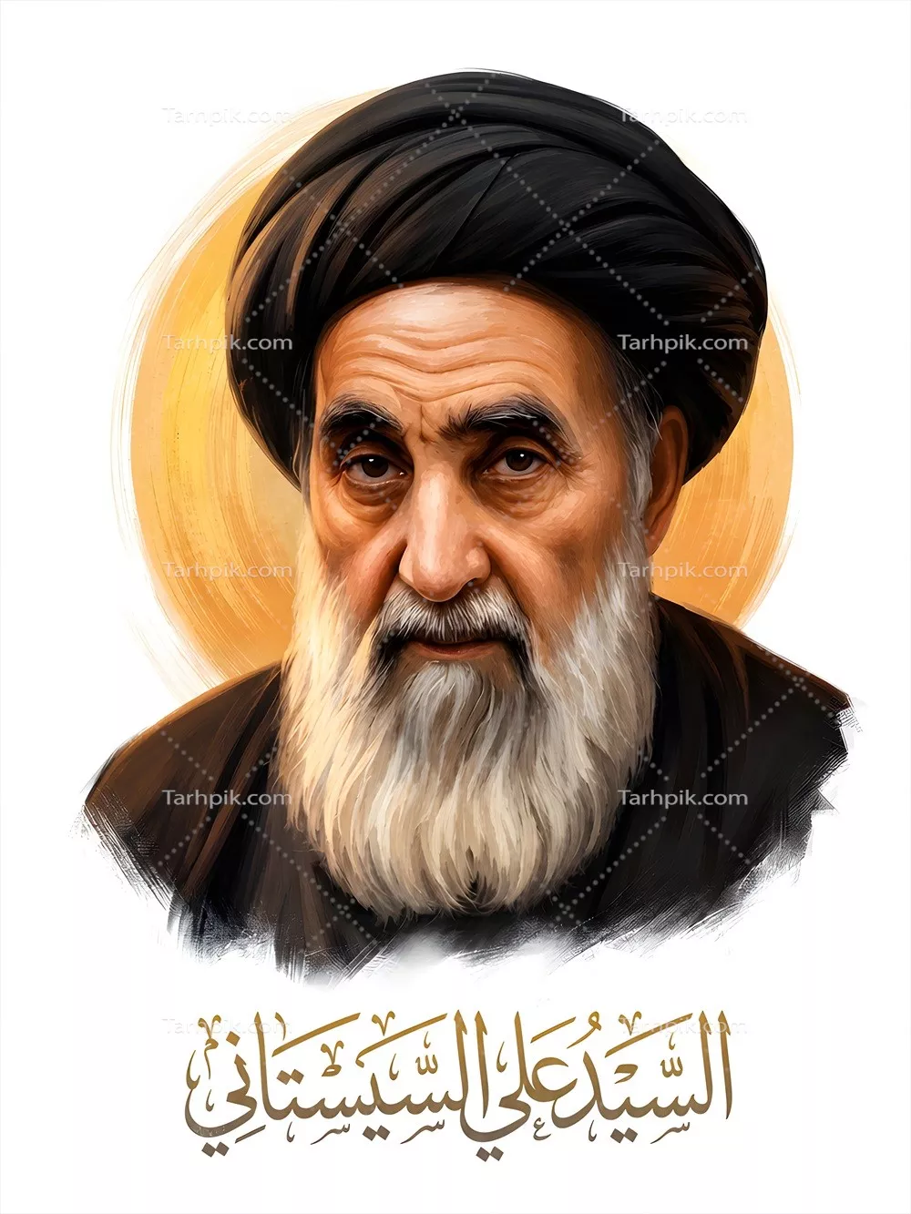 عکس سید علی سیستانی: مرجع تقلید بزرگ شیعه و نقش او در تاریخ معاصر ایران