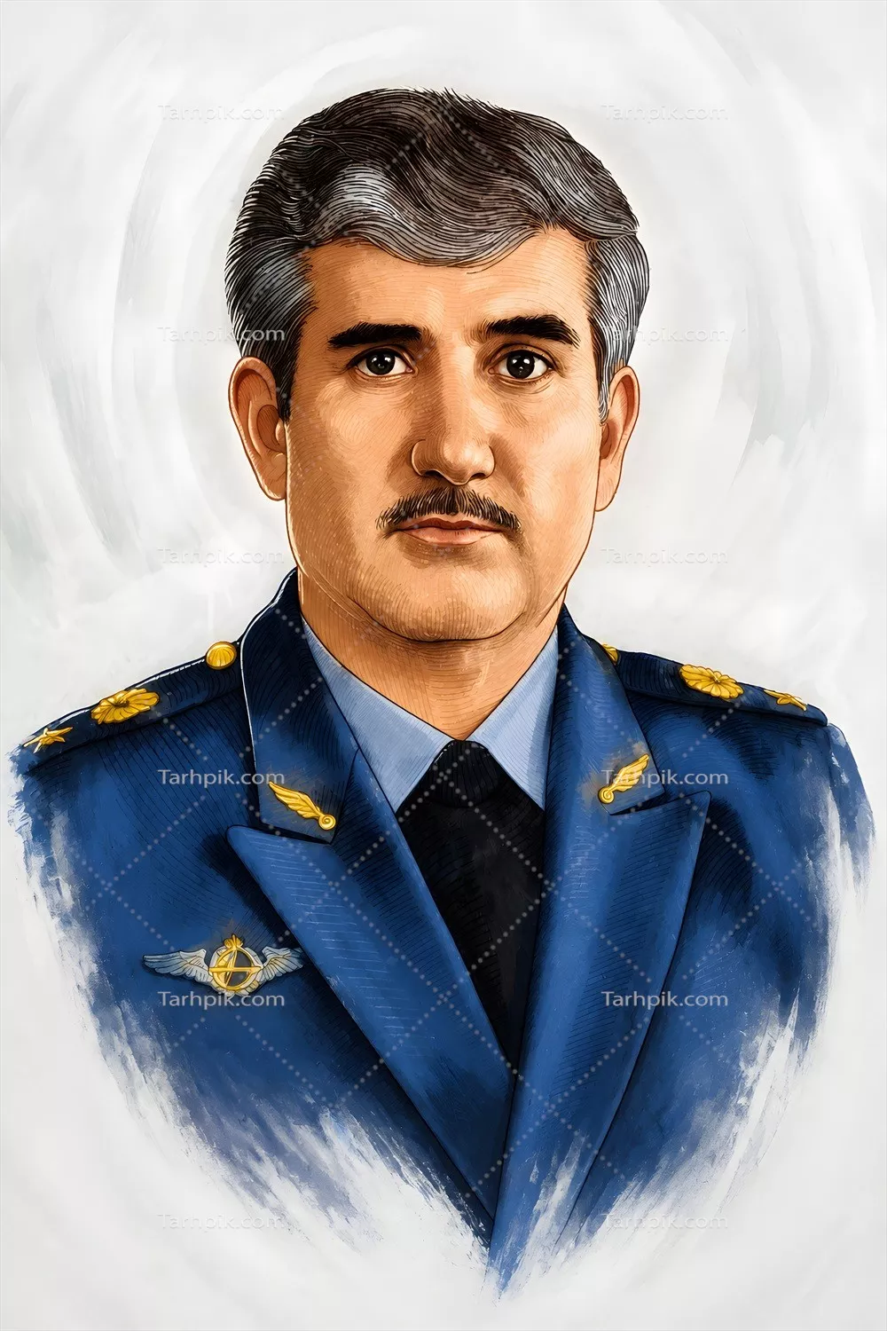 عکس نقاشی شهید منصور ستاری