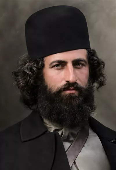 عکس بازسازی شده میرزا کوچک خان با کیفیت عالی و جزئیات دقیق