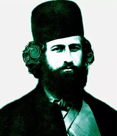 عکس گرافیکی میرزا کوچک خان جنگلی با طراحی زیبا و جذاب