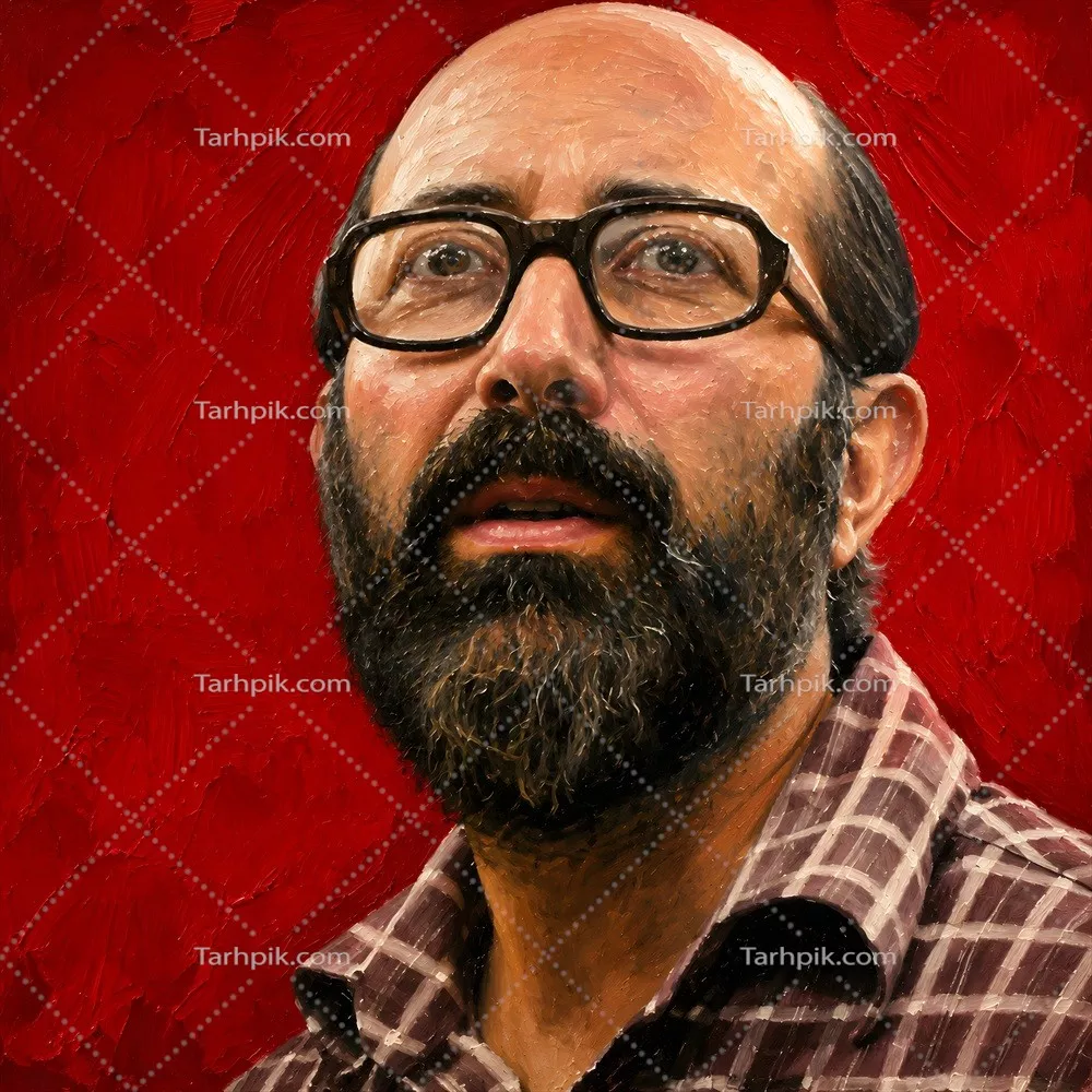 عکس گرافیکی شهید چمران با طراحی هنری و معنادار