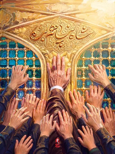 عکس پوستر شاه پناهم بده با طراحی زیبا و کیفیت بالا
