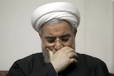 عکس دکتر حسن روحانی ناراحت و واکنش های او به مسائل اجتماعی
