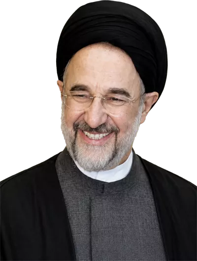 عکس دوربری محمد خاتمی بدون پس زمینه و مناسب برای استفاده در طراحی
