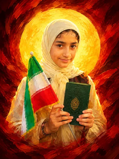 عکس دوربری زندگی و یاد شهیده مطهره احمدزاده دانش آموز مدرسه میناب