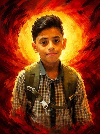 عکس زندگی و یاد شهید محمد طاها فلاحی دانش آموز مدرسه میناب