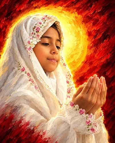 عکس شهیده اطهره زارعی، دانش آموز فداکار مدرسه میناب