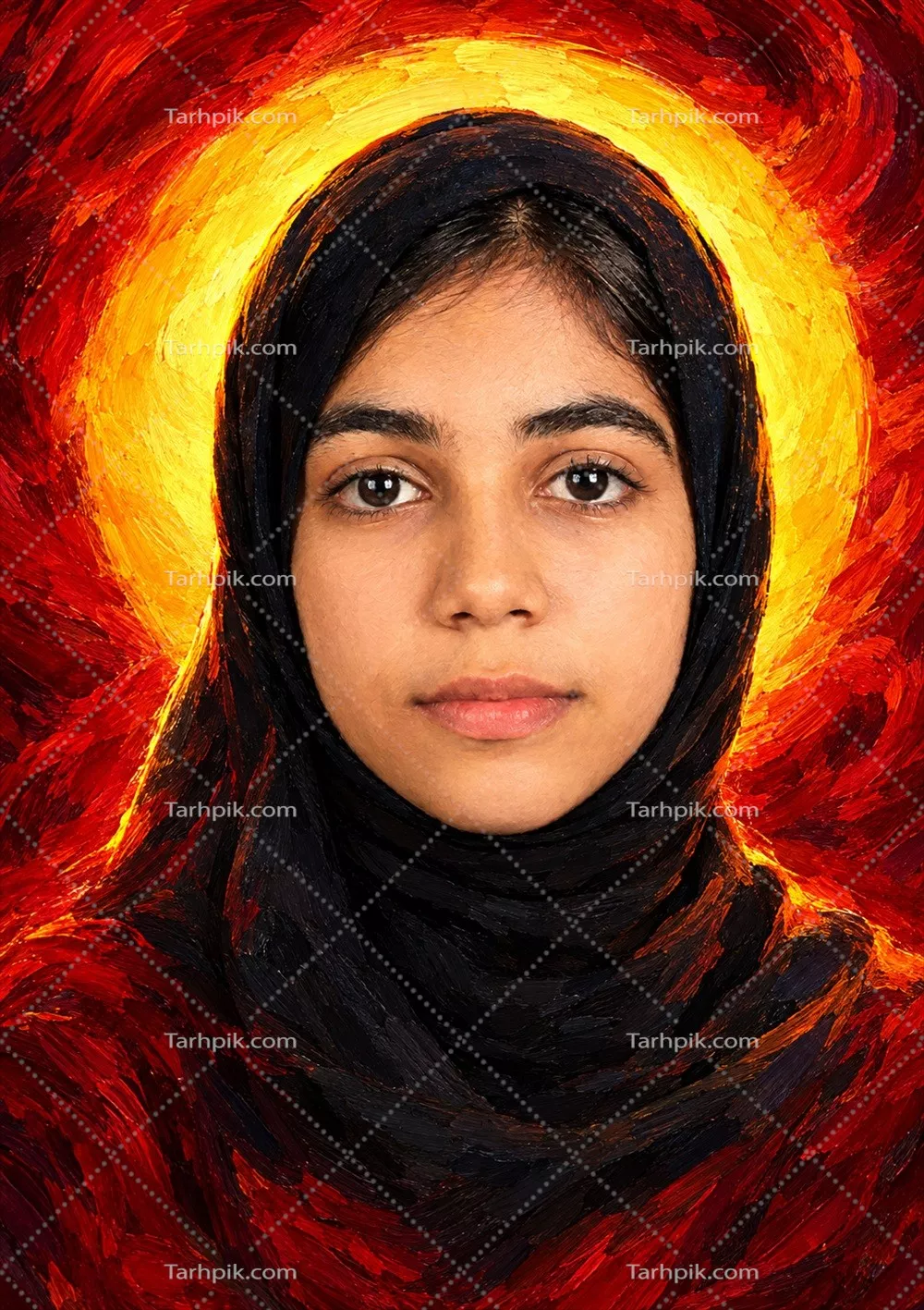 عکس شهیده سمیرا ملاحی کلاهی دانش آموز مدرسه میناب و یاد او همیشه زنده است