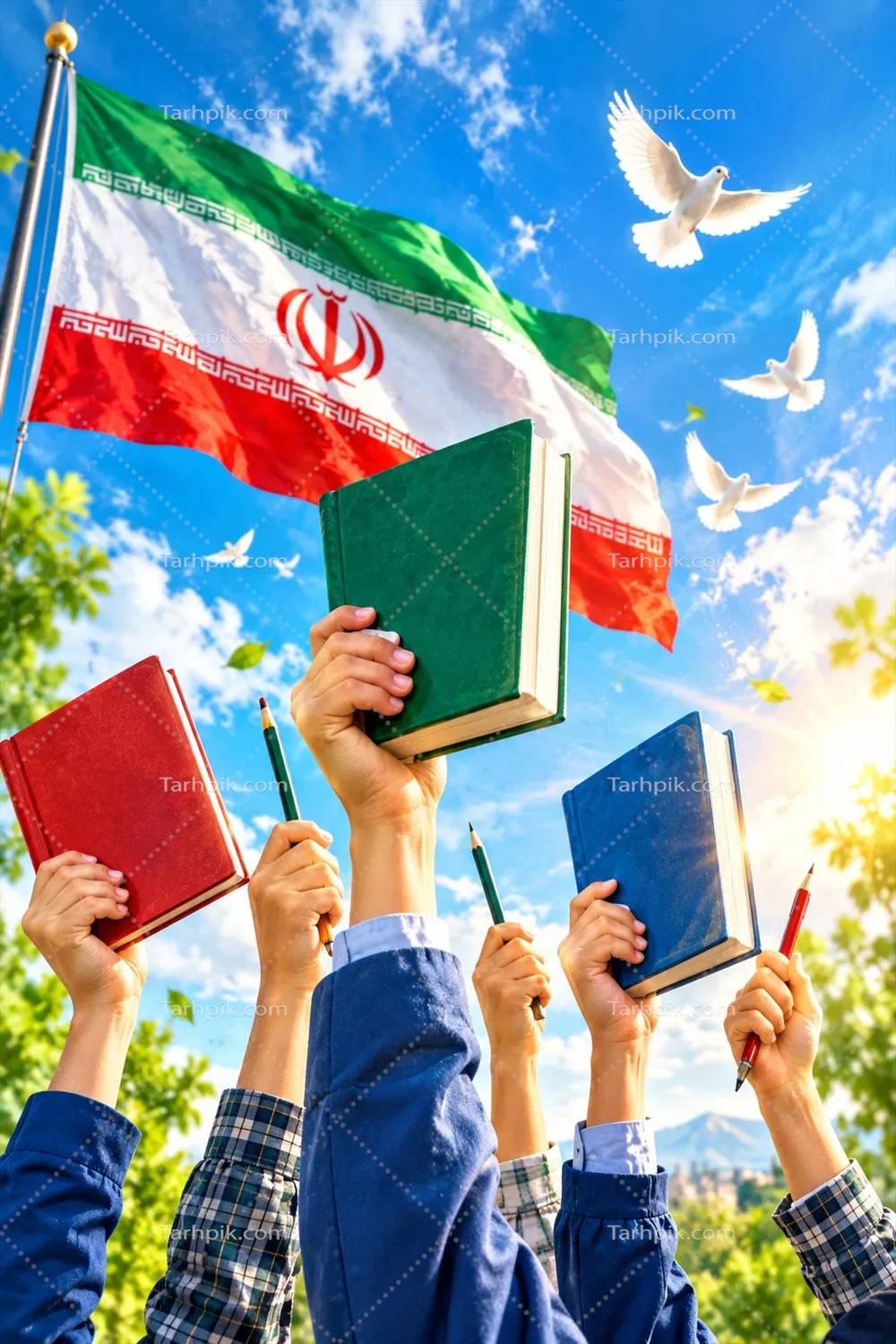 عکس پوستر تبلیغاتی روز دانش آموز با هدف افزایش آگاهی و مشارکت