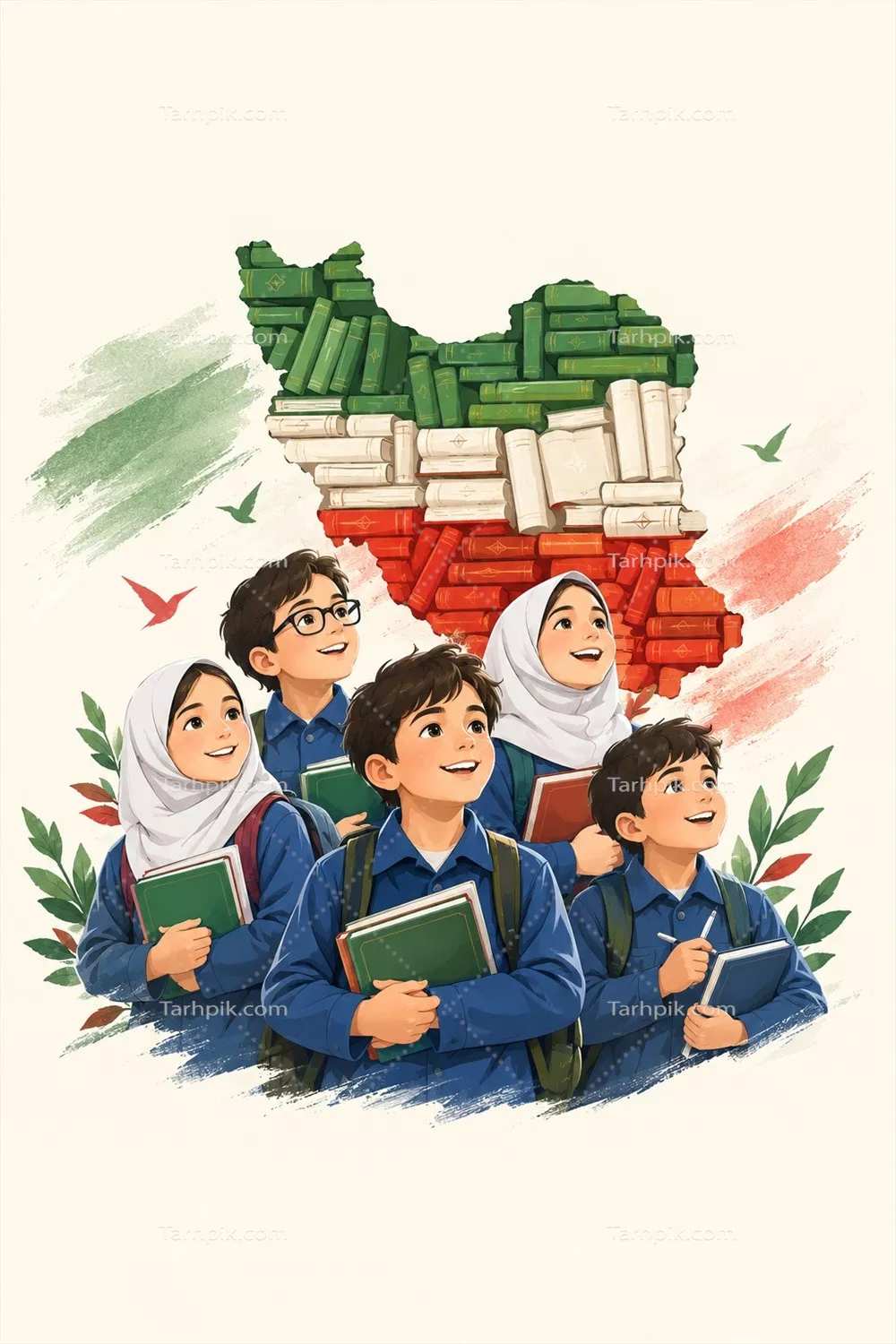 عکس پوستر روز دانش آموز برای مدارس با طراحی مناسب و جذاب