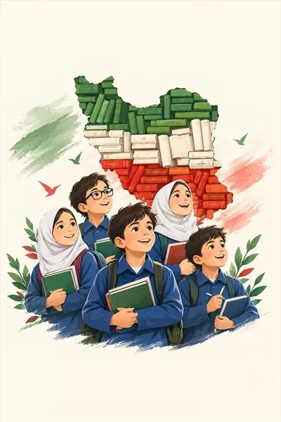عکس پوستر روز دانش آموز برای مدارس با طراحی مناسب و جذاب