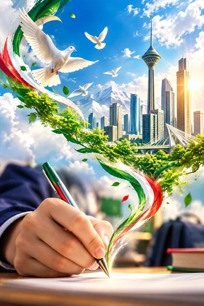 عکس پوستر فرهنگی دانش آموزان با تأکید بر ارزش های آموزشی و اجتماعی