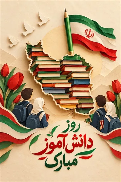 عکس جشن روز دانش آموز: پوسترها و ایده های خلاقانه