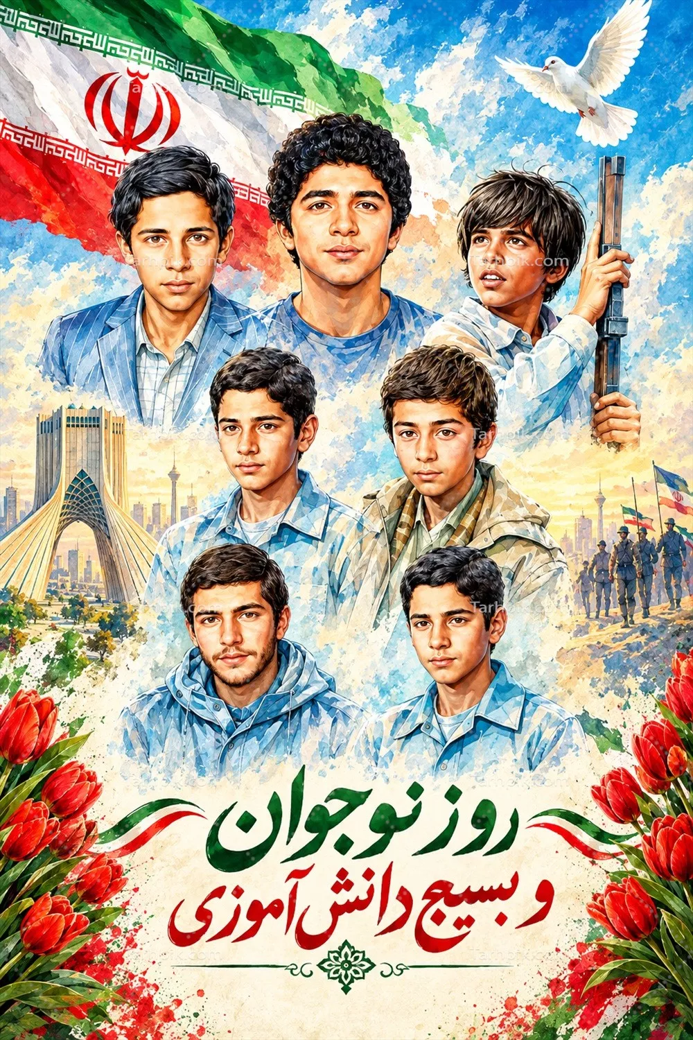 عکس طرح روز نوجوان و بسیج دانش آموزی: برنامه های فرهنگی