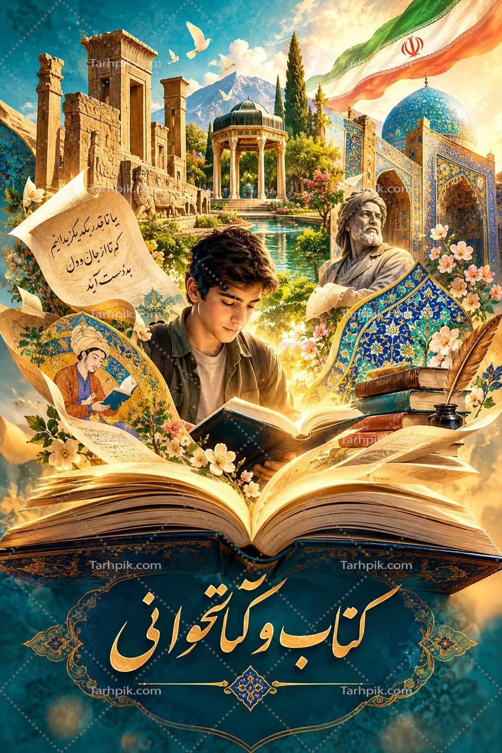 عکس روز کتاب و کتابخوانی مبارک و اهمیت آن در زندگی ما