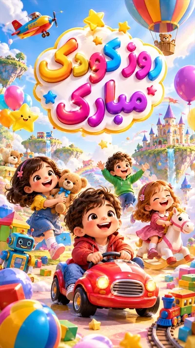 عکس روز جهانی کودک مبارک: روزی برای شادی و خنده کودکان