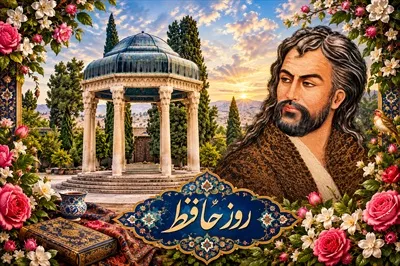 عکس روز حافظ: گرامیداشت شاعر بزرگ ایرانی