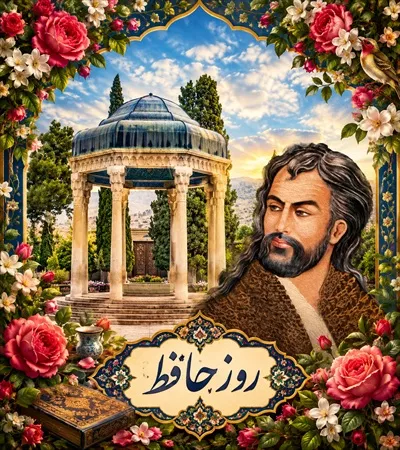 عکس روز حافظ: یادآوری اشعار و حکمت های حافظ