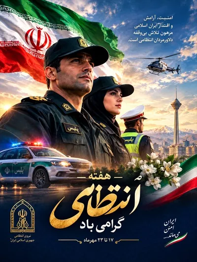 عکس هفته انتظامی مبارک: همکاری مردم و پلیس برای جامعه ای امن تر